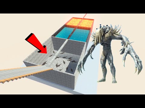 Epic!!! Run Away from The Bloop - Animal Revolt Battle Simulator