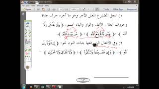 صورة متممة الآجرومية (21) علامات الجزم