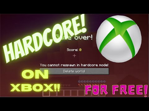 *Working* How to Get Hardcore on Minecraft Xbox One!!! (2021)