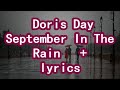 Doris Day  September In The Rain  +   lyrics
