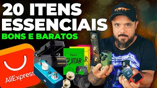 20 ITENS ESSENCIAIS PARA GUITARRISTAS NO ALIEXPRESS