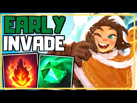 Early NUNU Catches The INVADE | Nunu Solo Q Road to Diamond - Episode #79