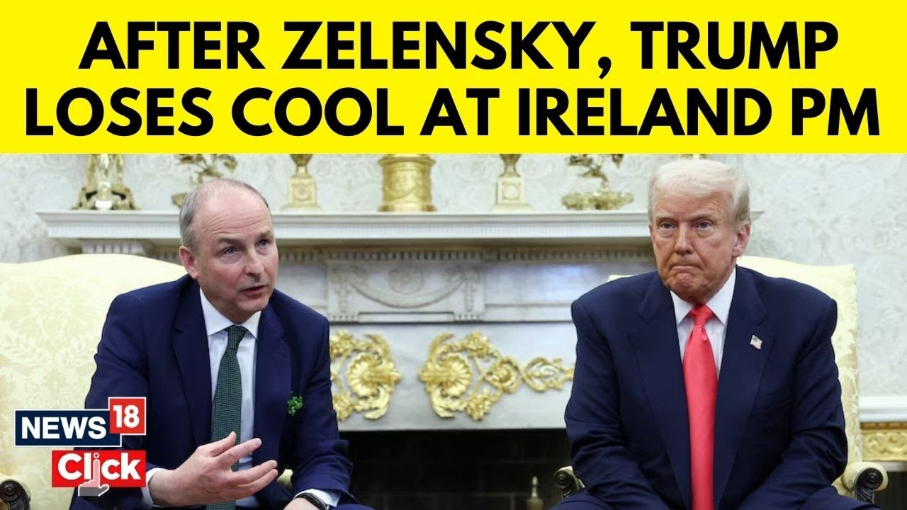 Donald Trump Now Humiliates Ireland PM Martin, After White House Scuffle With Zelensky | N18G