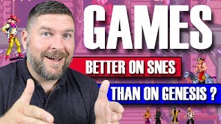 Games Better on Super Nintendo Than on Sega Genesis? | MichaelBtheGameGenie