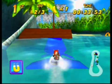 Whale Bay Speed Run (Diddy Kong Racing) - Race Mode