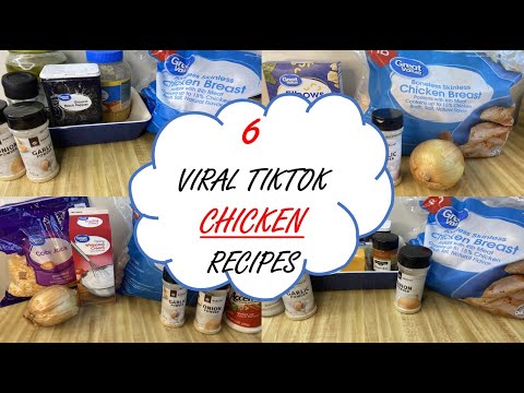 6 VIRAL TIKTOK CHICKEN RECIPES
