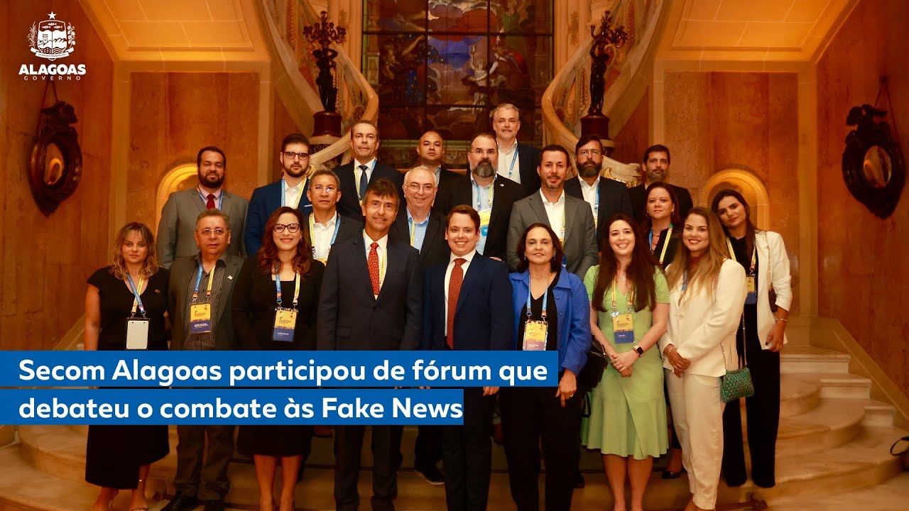 Secom Alagoas participou de fórum que devastou a combate às Fake News