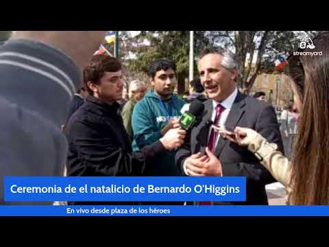 Conmemoración de natalicio bernardo O'Higgins