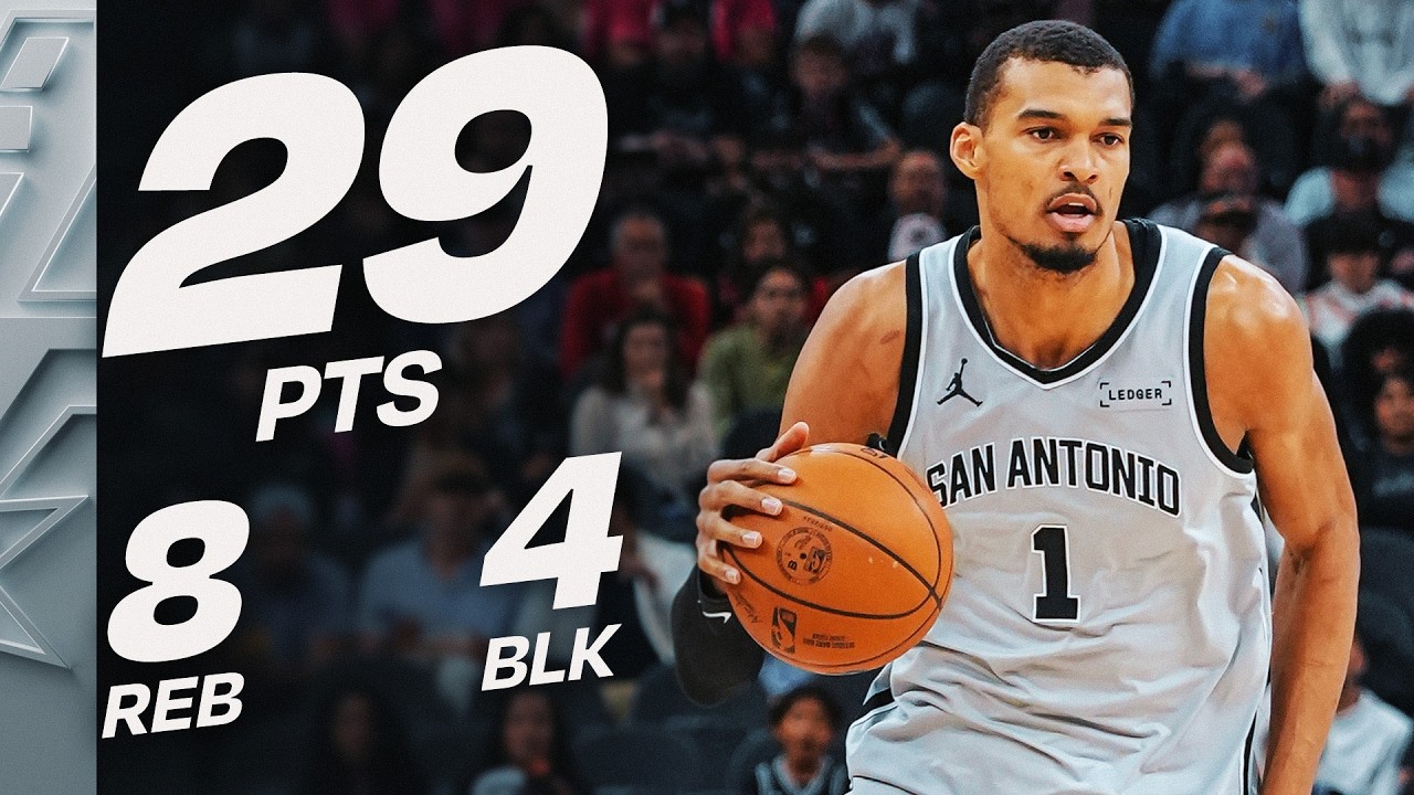 Victor Wembanyama Does It All (29 PTS & 4 BLKS) in Spurs 4th Win in A Row | March 8, 2026