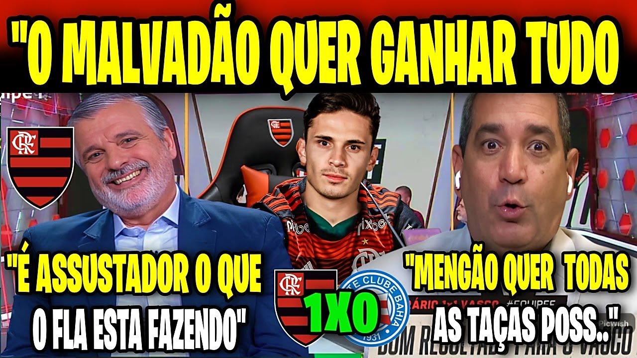 PASCOAL E ZINHO ABISMADOS "O FLAMENGO QUER TODAS AS TAÇAS" E AGORA.. FLAMENGO X LDU