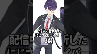 配信中に骨折したにじさんじライバー【でびでびでびる / 剣持刀也 / 文野環】