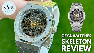 The $250 Chinese AP Royal Oak Skeleton! GEYA Watches G-Max Review