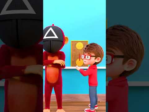 Cheating in SQUID GAME 🤫😱 #shorts #3d #funny