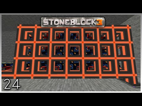 FTB Stoneblock 3 Let's Play EP024 - Big Power Upgrades