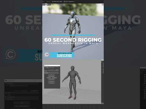 Rig Unreal Mannequin in 60 Seconds with Maya & Advanced Skeleton
