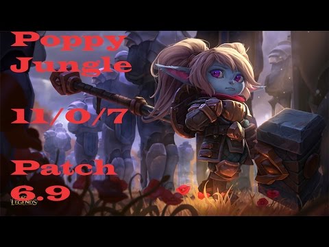Poppy vs Graves Jungle - Patch 6.9 - Silver V
