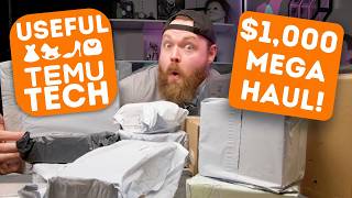 Massive $1,000 Temu Tech Mega Haul - 16 Useful Gadgets & Gear (Part 1)