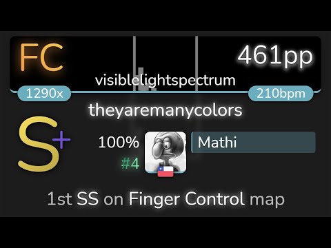 Mathi | Frums - theyaremanycolors [visiblelightspectrum] SS {#4 461pp FC} - osu!