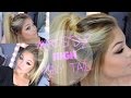 Summer Hair Tutorial Messy High Ponytail Blissfulbrii