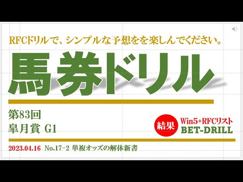 【馬券ドリル17-2 結果】 世界一 シンプルすぎる 予想リスト。競馬初心者の方にも必見の動画です。