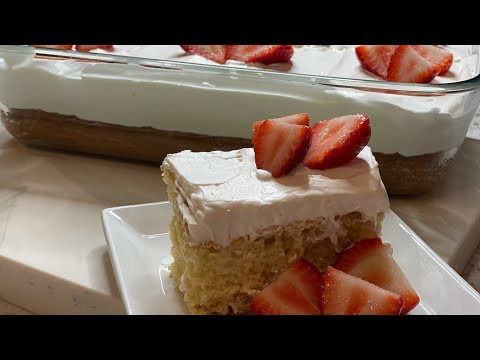 Easy Tres Leche Cake Recipe| Three Milk Cake