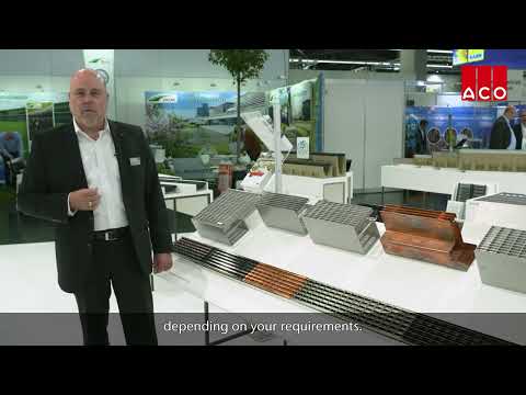 Information from product management: ACO Profiline Façade Drainage at the GaLaBau 2022