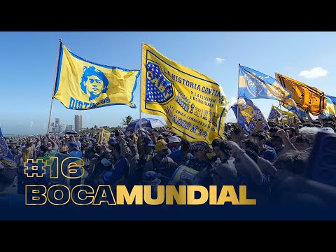 "BANDERAZO EN VIVO del HINCHA de BOCA en MIAMI | BOCA MUNDIAL" Barra: La 12 &bull; Club: Boca Juniors