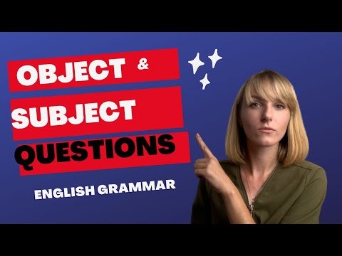 ❓SUBJECT vs  OBJECT QUESTIONS❓- INTERMEDIATE 🇺🇸GRAMMAR🇬🇧