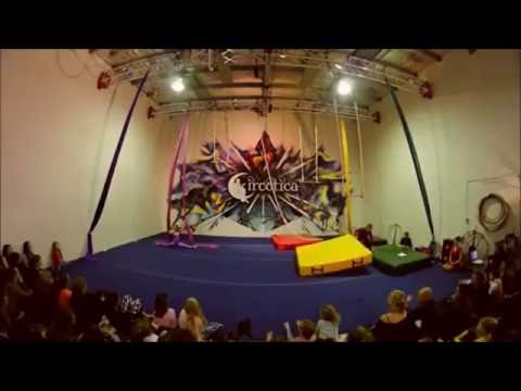 Aerial Silks Performance at Circotica