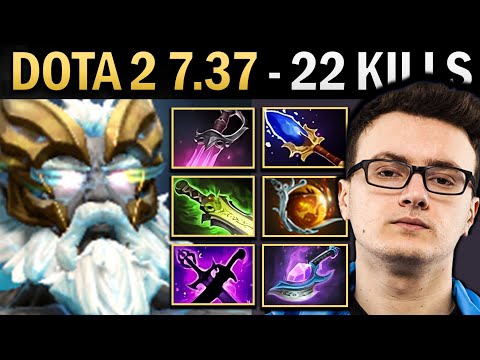 Zeus Dota 7.37 Miracle with 22 Kills and Ethereal - TI14