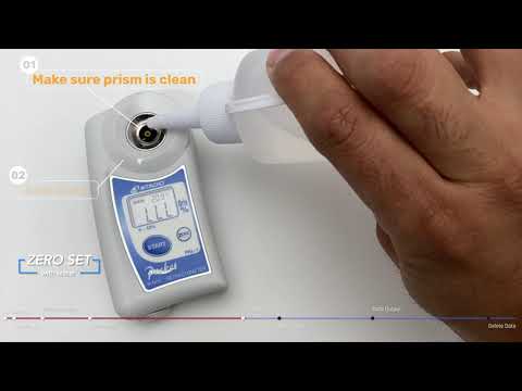 How to use a digital refractometer - PAL-1