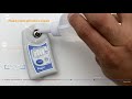 How To Use A PAL-1 Atago Refractometer