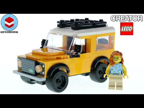 Vidéo LEGO Creator 40650 : Land Rover Classic Defender