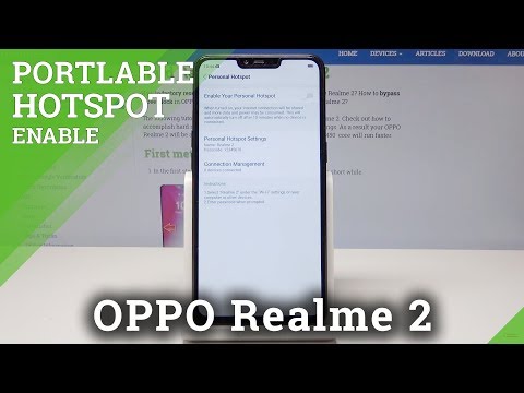 How to Share Wi-Fi in OPPO Realme 2 - Portable Hotspot Instructions