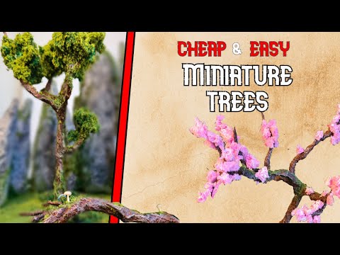 Cheapest and Easiest Wargaming tree scatter terrain