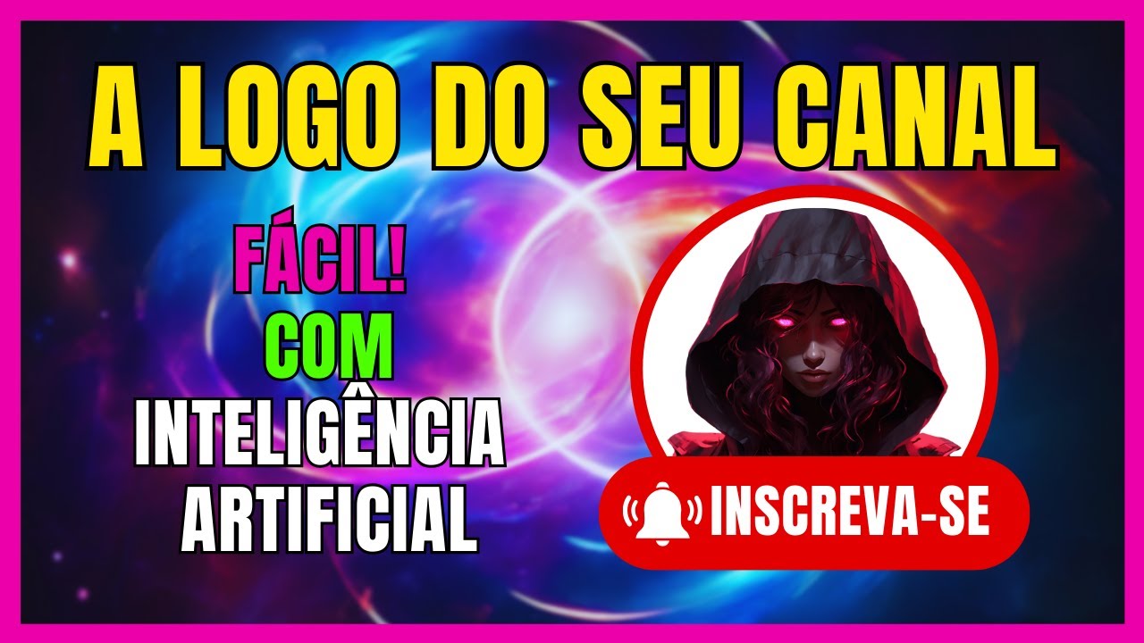 Como Criar uma Logo para o seu Canal Dark usando IA + Canva - Playground AI