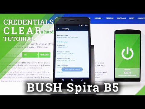 How to Clear Credentials in BUSH Spira B5 – Remove Certificates / Licenses