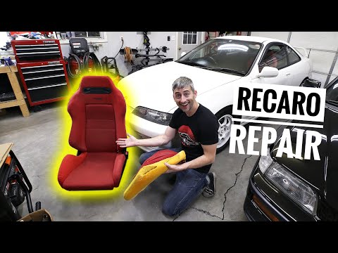Repairing DC2 SR3 ITR Recaro Seat Bolster