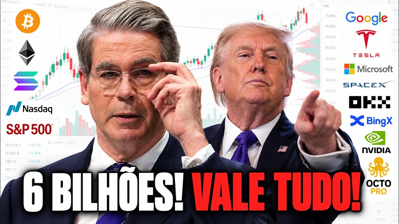 6 BILHÕES! VALEU TUDO AGORA? BITCOIN, SP500, NASDAQ, XAU, FOREX