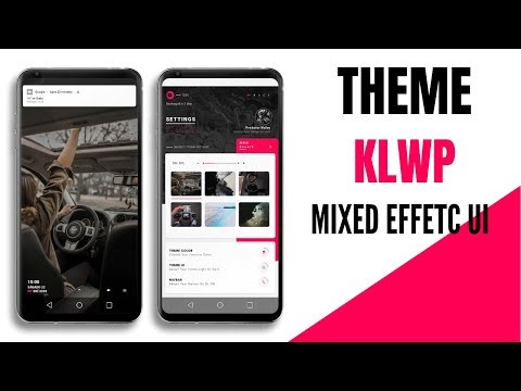Mixed Effect UI Klwp/Kustom