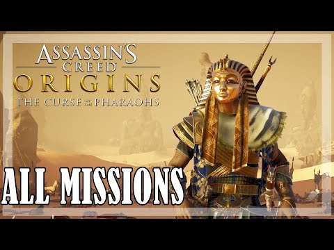 AC Origins [DLC] - The Curse of the Pharaohs - All missions | Full game