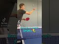SNAKE Serve This Serve Is Unreturnable Tabletennis Spin Pingpong Serve Tutorial