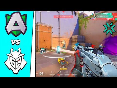 G2 vs Alliance - VALORANT Champions Tour Europe - HIGHLIGHTS