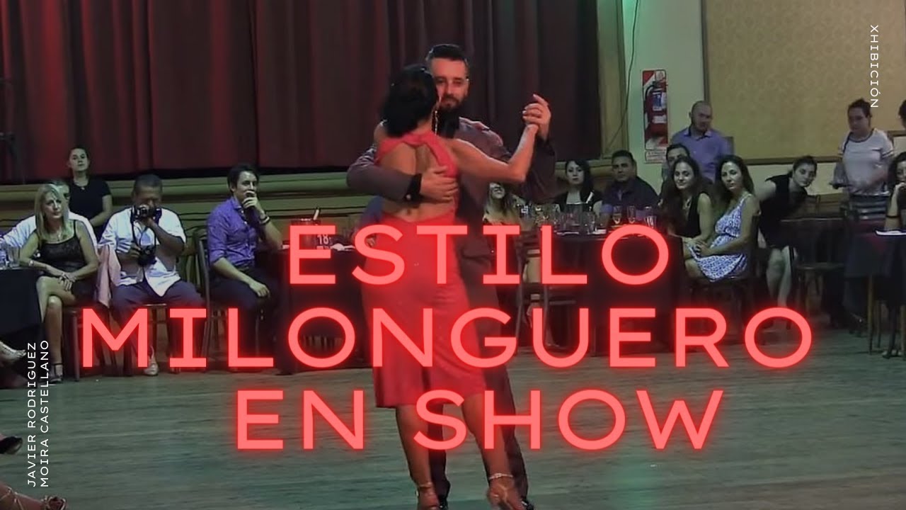 Lindo baile de milonga por Javier Rodriguez, Moira Castellano en Yira Yira Milonga.