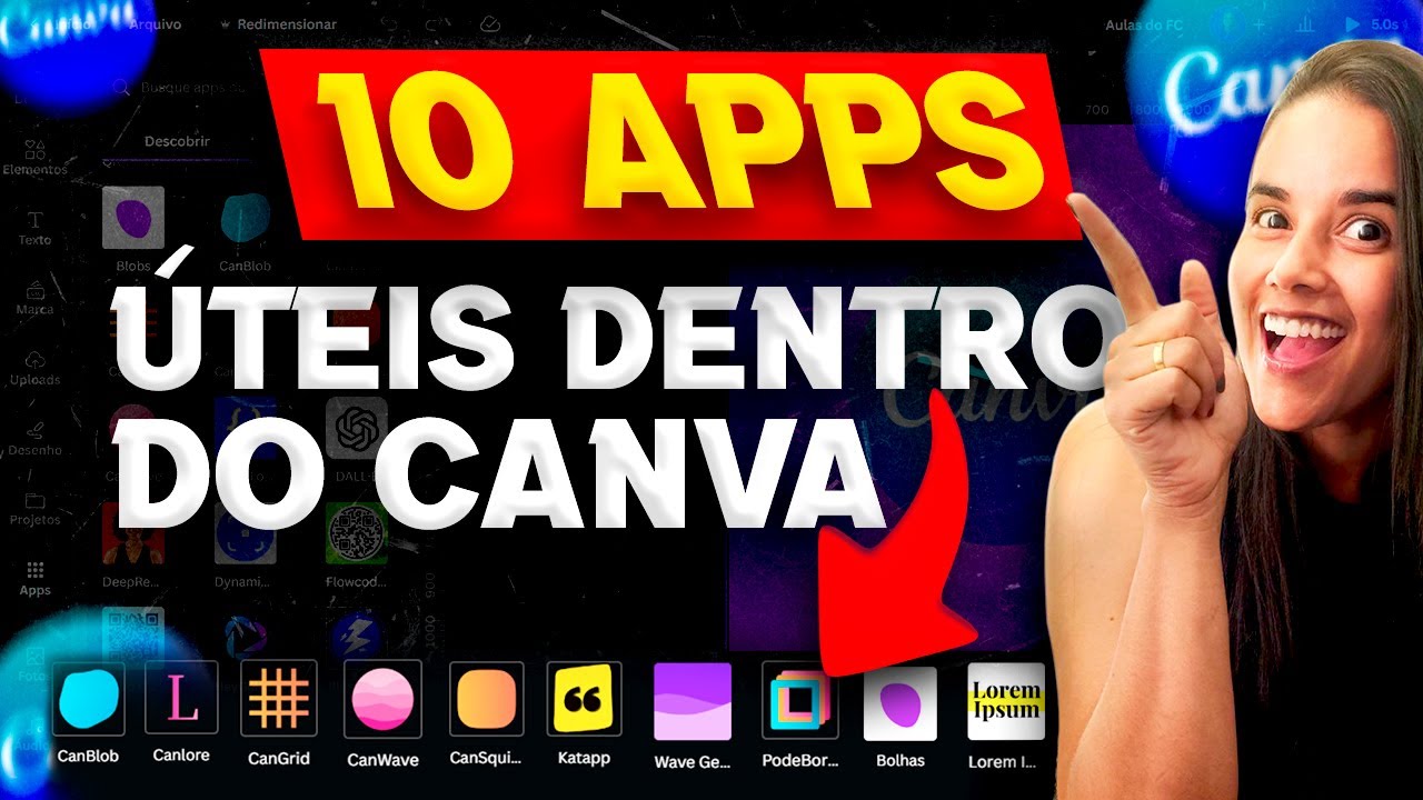 10 APLICATIVOS ÚTEIS DENTRO DO CANVA 2023
