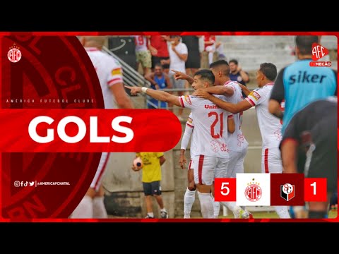 GOLS | AMÉRICA 5 X 1 SANTA CRUZ | CAMPEONATO POTIGUAR 2023 (18/01/2023)