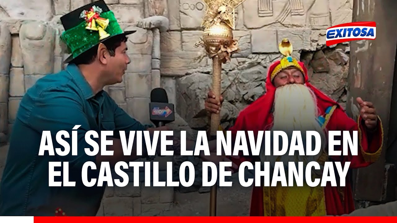 🔴🔵¡El espíritu navideño llegó al Castillo de Chancay! Disfruta de una experiencia única esta Navidad