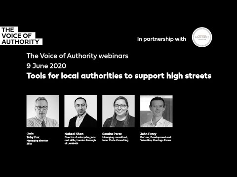 The Voice of Authority - Tools for local authorities to support high streets.