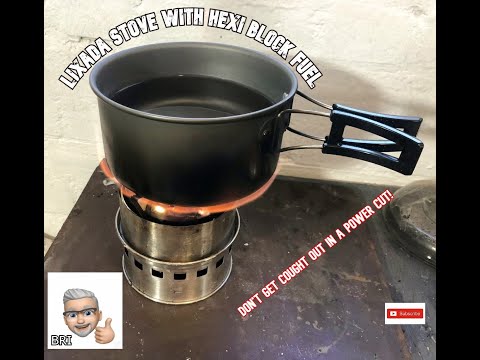 Lixada Stove With Hexi Block Fuel- Power Cut Survival Options.