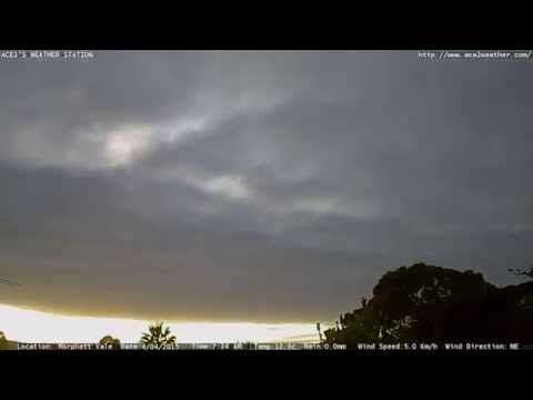 Sunrise Adelaide  Sat 04 04 2015